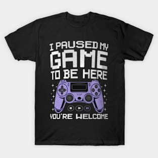 Cool Video Game  For Men Women Video  Gaming T-Shirt